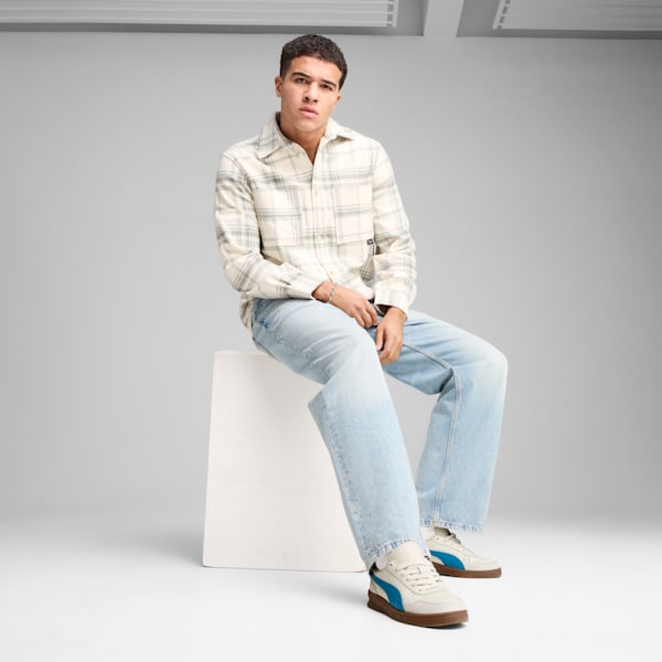 Sneakers Indoor OG Homme, Frosted Ivory-Tropical Blue, extralarge